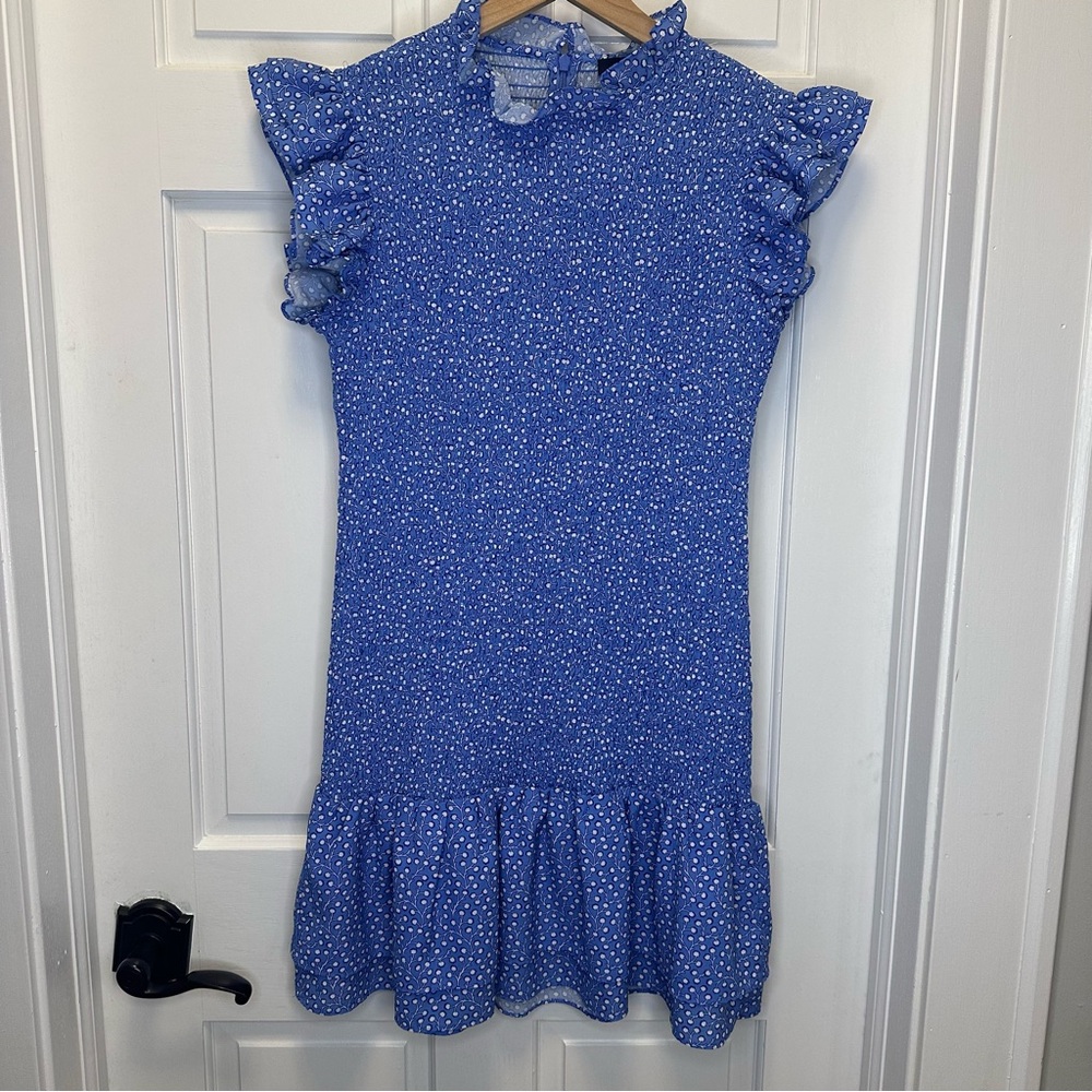 French‎ Connection Elao Verona Smocked Crepe Dress